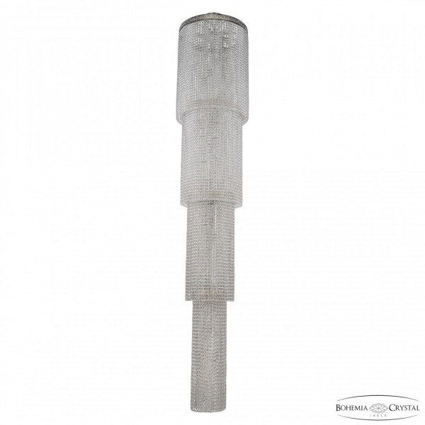 Люстра каскад хрустальная 83311/50IV-250 Ni Bohemia Ivele Crystal