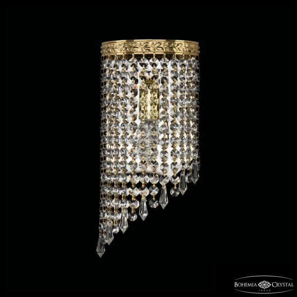 Бра хрустальные 83401BL/15IV-33 G Drops Bohemia Ivele Crystal