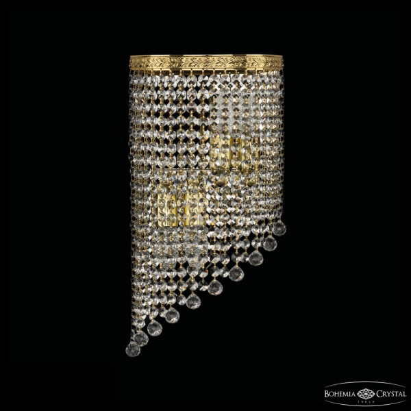 Бра хрустальные 83401BL/20IV-43 G Balls Bohemia Ivele Crystal