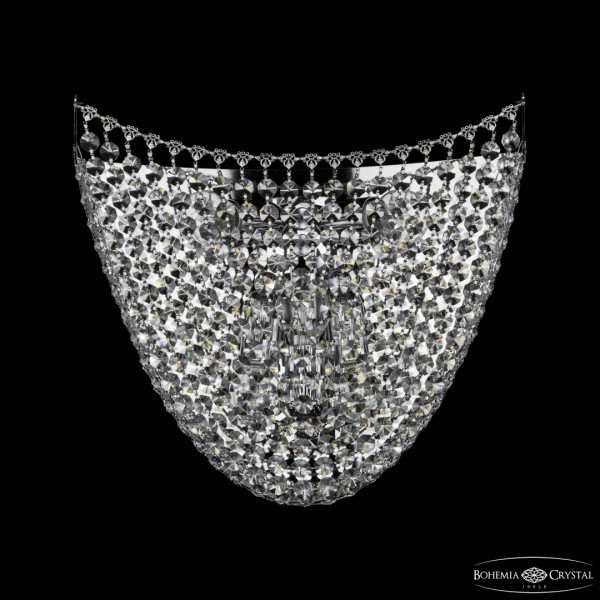 Бра хрустальный 77071B/34 Ni Bohemia Ivele Crystal