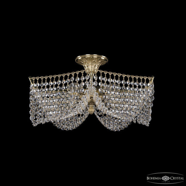 Потолочный светильник хрустальный 77181/49 G Bohemia Ivele Crystal