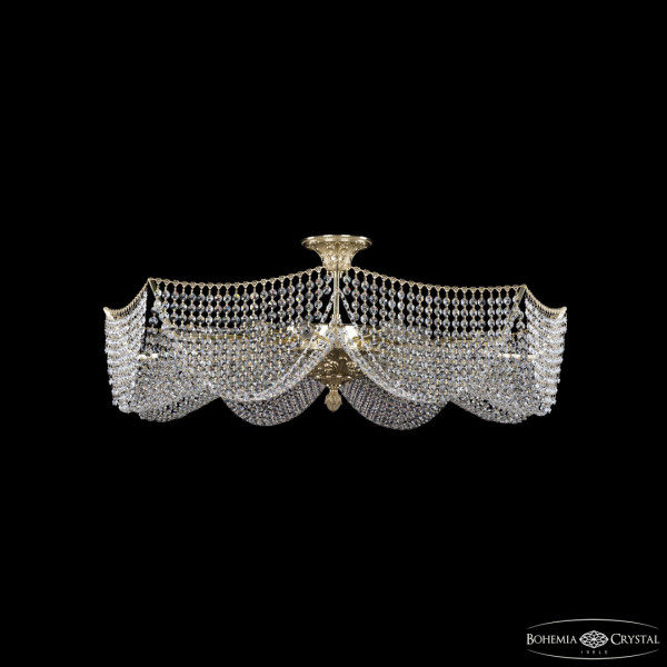 Потолочный светильник хрустальный 77181/95 G Bohemia Ivele Crystal